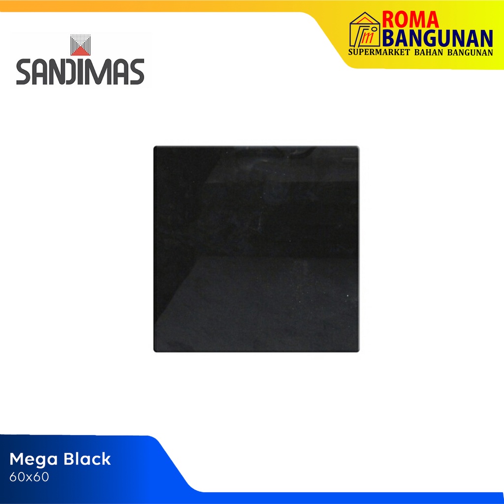 Sandimas Granite Lantai / Granit Dinding / Granit Mega Black 60x60