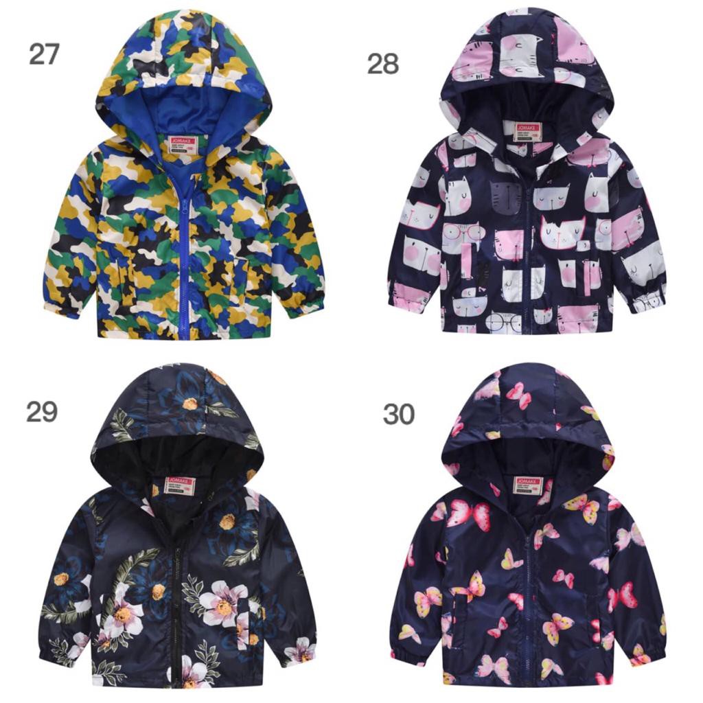 LID9050 No 21-30 Jaket Fashion Bayi/ Balita Parasut Anti Air ada topi/ hoodie