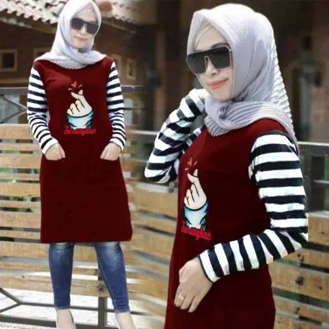 Tunik Jumbo Revina/atasan muslim wanita/fashion muslim/tunik wanita/fashion wanita/terbaru/termurah