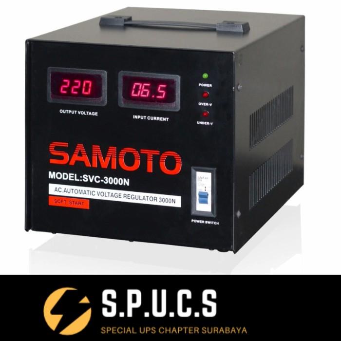 Stabilizer Merk SAMOTO 3000VA Garansi Resmi SAMOTO