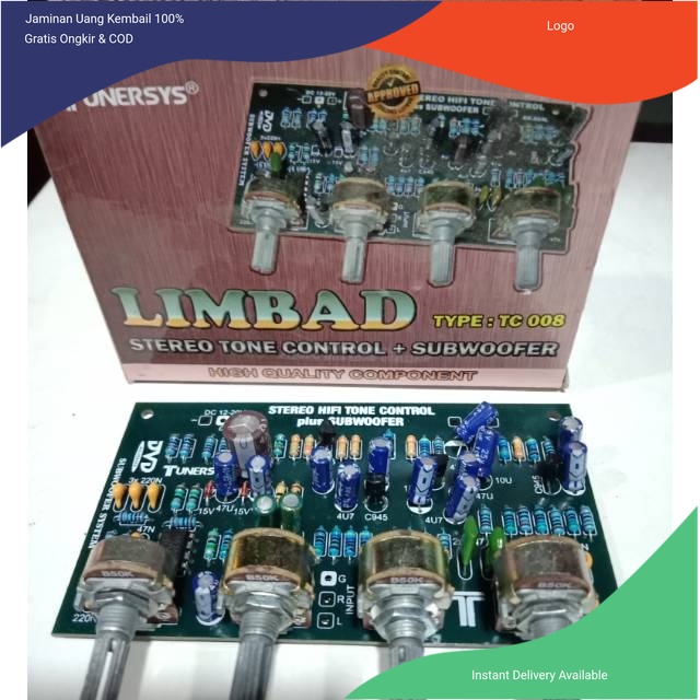 Kit Tone Control  STEREO + SUBWOFER