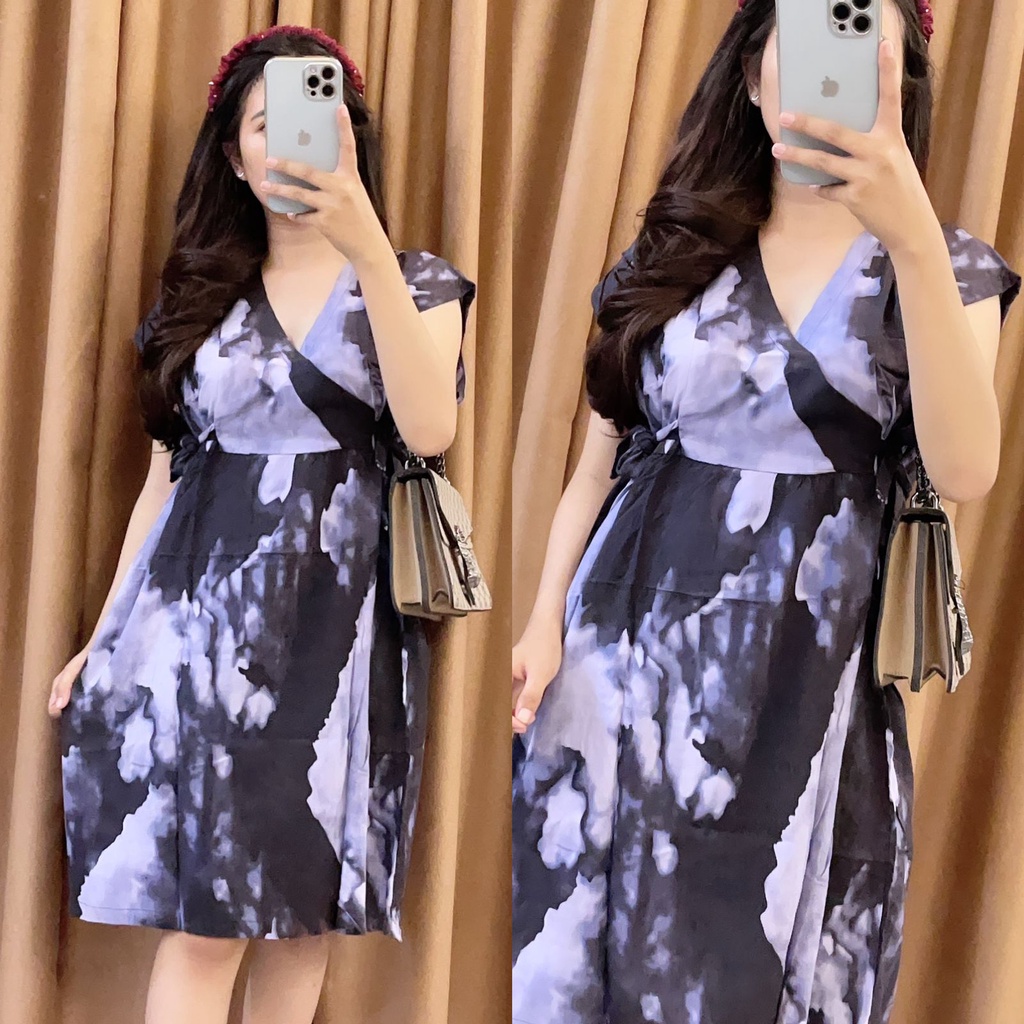 Baju tidur Daster kekinian kimono busui frendly bahan rayon adem-TDY