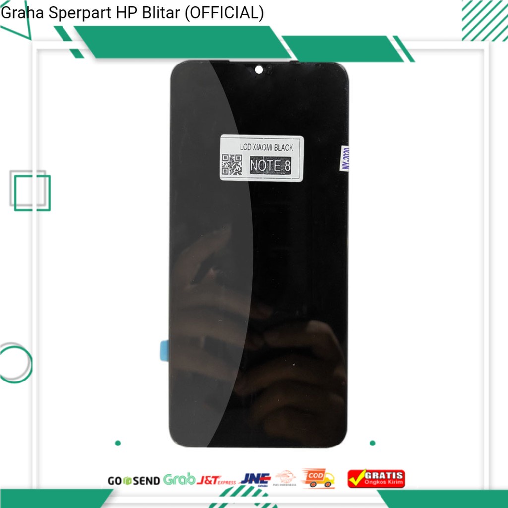 LCD XIAOMI REDMI NOTE 8 LAYAR KACA
