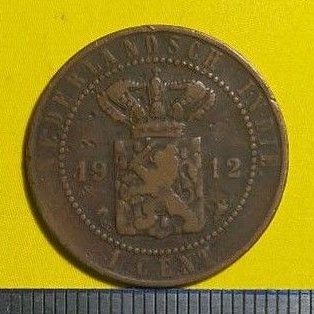 #10-BS. UANG KUNO / KOIN KUNO / BENGGOL 1 CENT TAHUN 1912