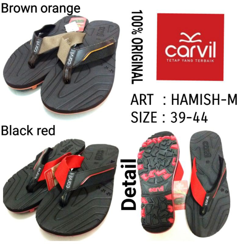 SANDAL JAPIT COWOK CARVIL HAMISH SIZE 39-44