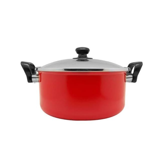 MASPION Panci Dutch Oven Pegangan Ebonit 26 Cm - Panci Antilengket