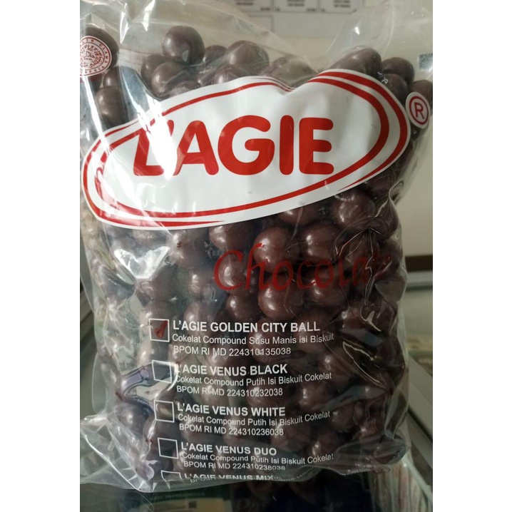 

COKLAT LAGIE GOLDEN CITY CHOCO BALL ISI BISKUIT 1 KG DAN KEMASAN 250 GRAM