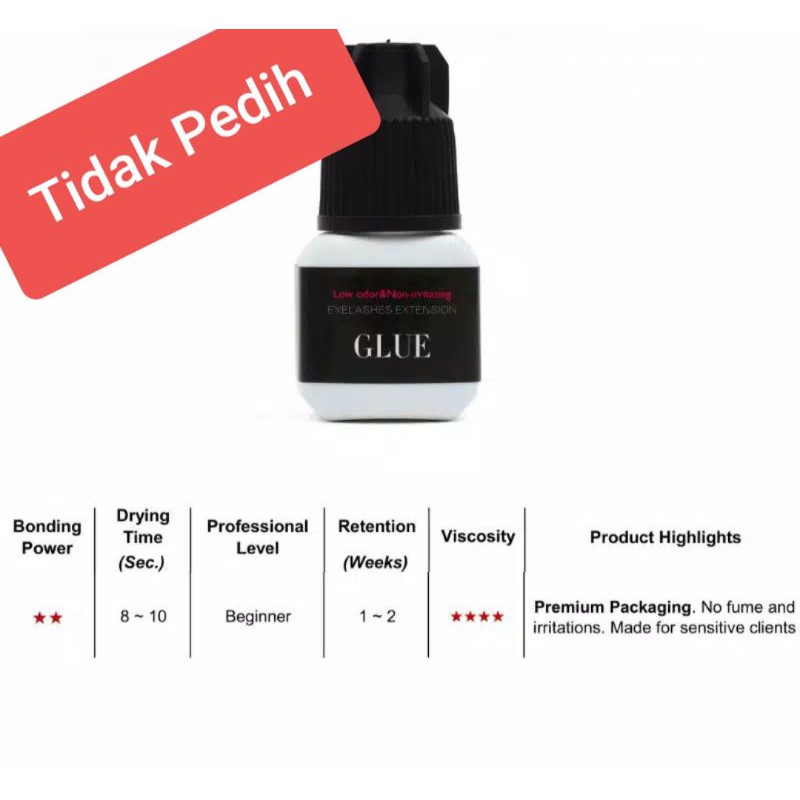 LEM BULU MATA 5ML TIDAK PEDIH (GLUE EYELASH EXTENSION)