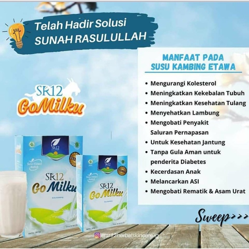 

susu Gomilku SR12 susu kambing Etawa