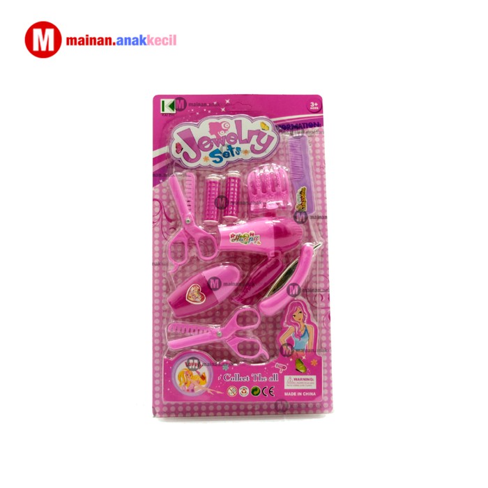 MAINAN ANAK PEREMPUAN ALAT SALON - PINK SALON TOY SET