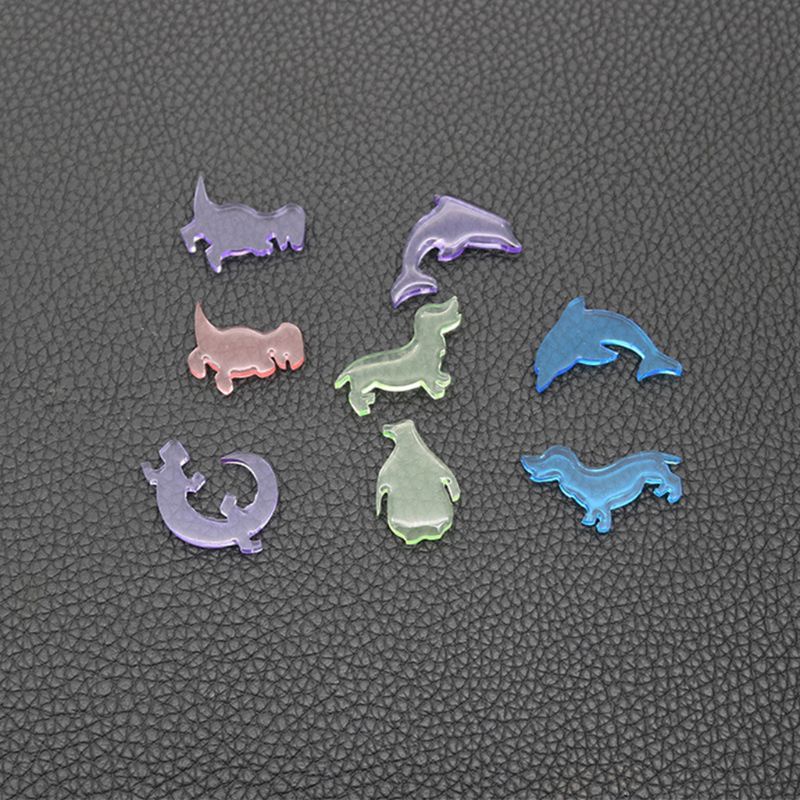 Siy Cetakan Resin Bentuk Dinosaurus / Lumba-Lumba Bahan Silikon Untuk Membuat Liontin / Anting Diy