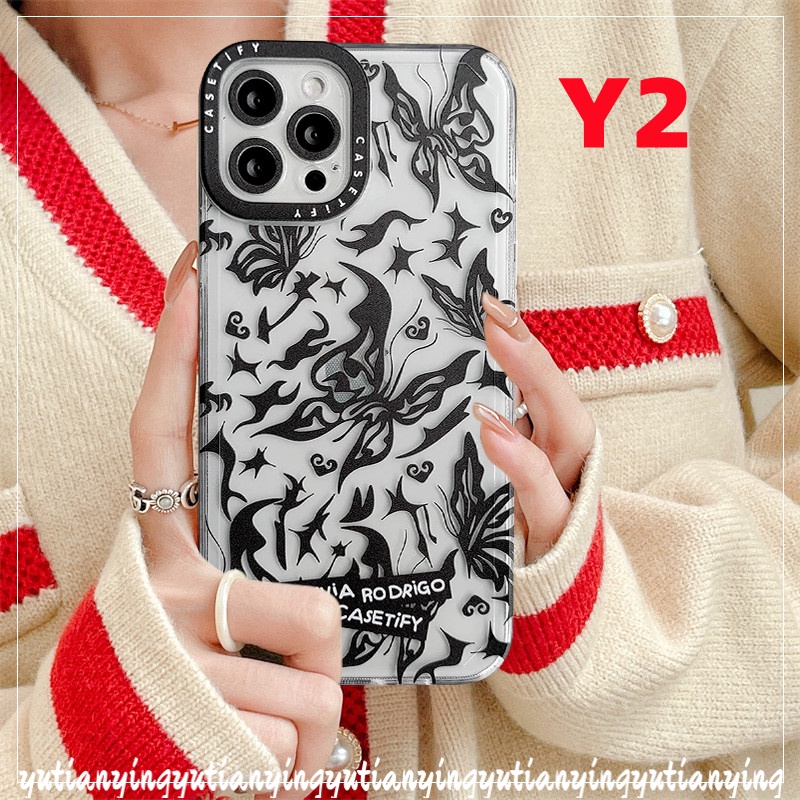 Butterfly Soft Case Tpu Motif Gadis Kupu-Kupu Untuk iPhone 7 8 Plus 6 6s Plus 11 13 12 Pro Max XR X XS Max SE 2020