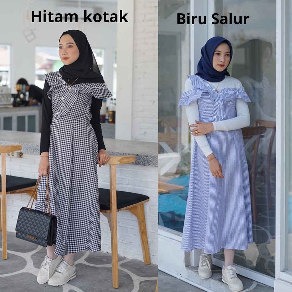 long dress casual hijab