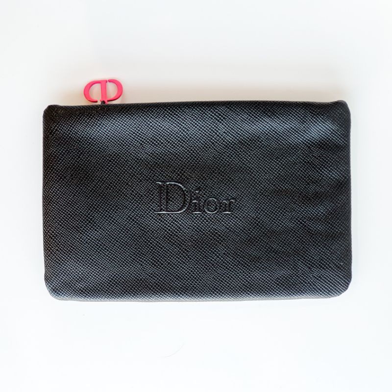 [Merchandise] Dior Shiny Black Pink Makeup Cosmetic Pouch Bag Wallet