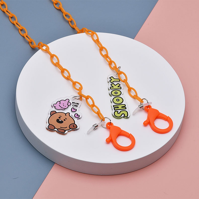 Bts Lucu SHOOKY KOYA Tali Masker Lanyard Kacamata Rantai Kerah In Stock New Arrival