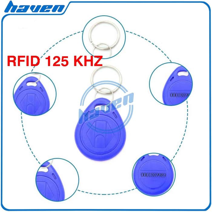 KEYFOB RFID 125KHZ/ KEY TAG RFID / KEYCHAIN / GANTUNGAN KUNCI RFID