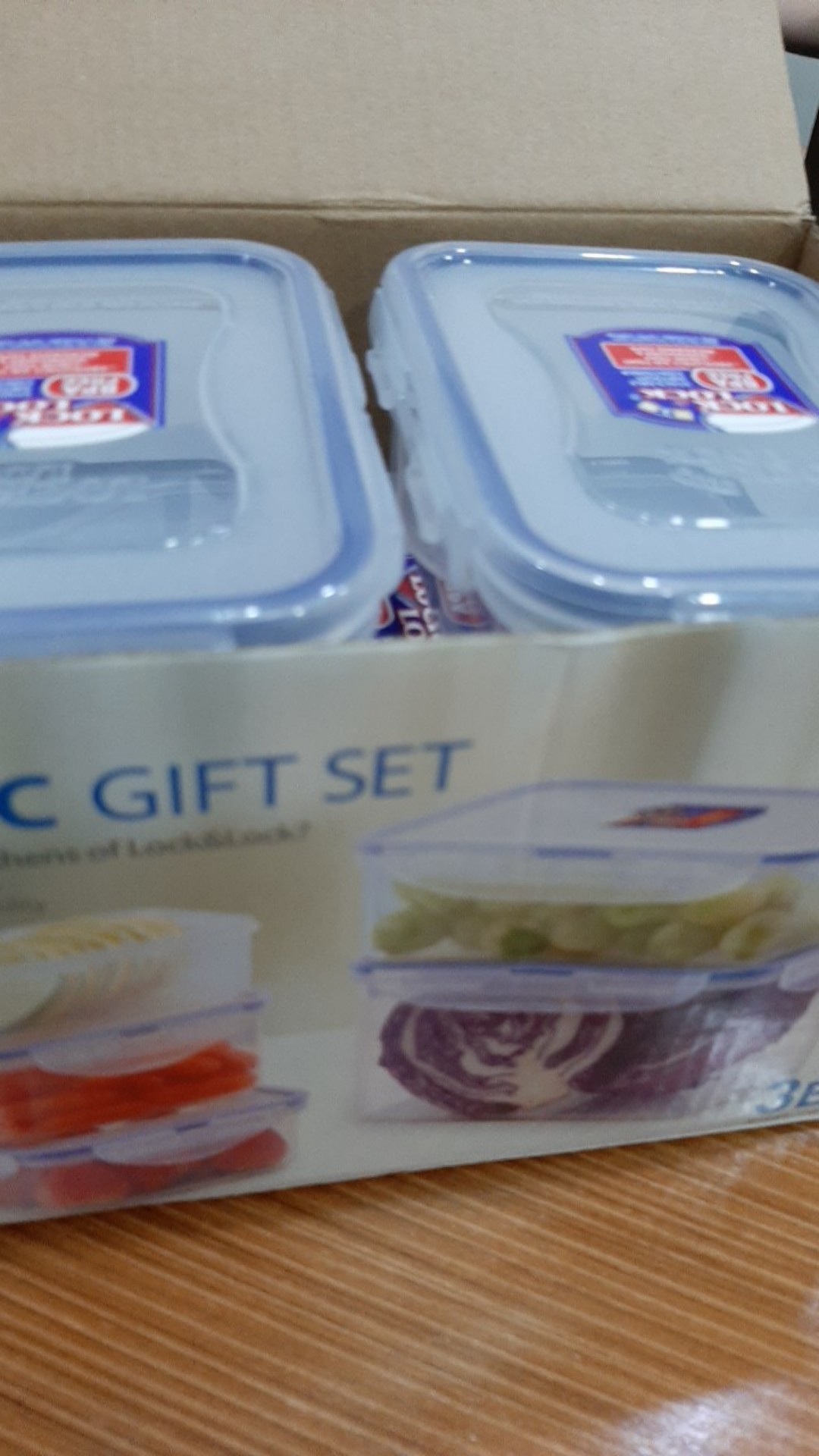 Lock & Lock Plastic 5p Set#special Gift Set Lock#tempat Makan Promo#lock N Lock Promo