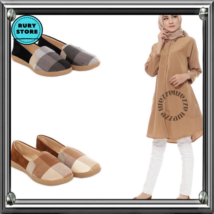 Slip on Sepatu Wanita Sepatu Slip On Casual Wanita