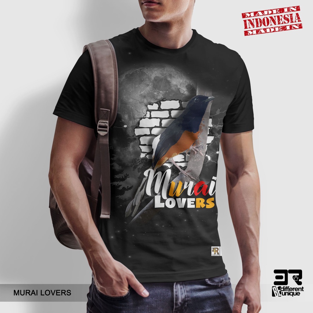 [ COD ] KAOS PRINTING GAMBAR BURUNG MURAI LOVERS - BAJU KICAU MANIA LOVERS MURAI BATU MEDAN DISTRO O