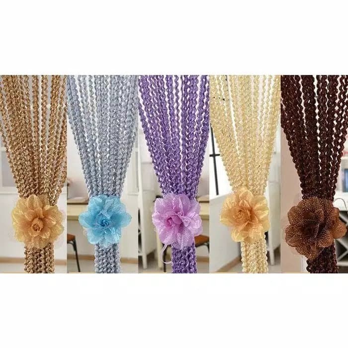 Pretty Tirai Benang Motif ULIR/ Tirai Pintu dan Jendela Motif ULIR