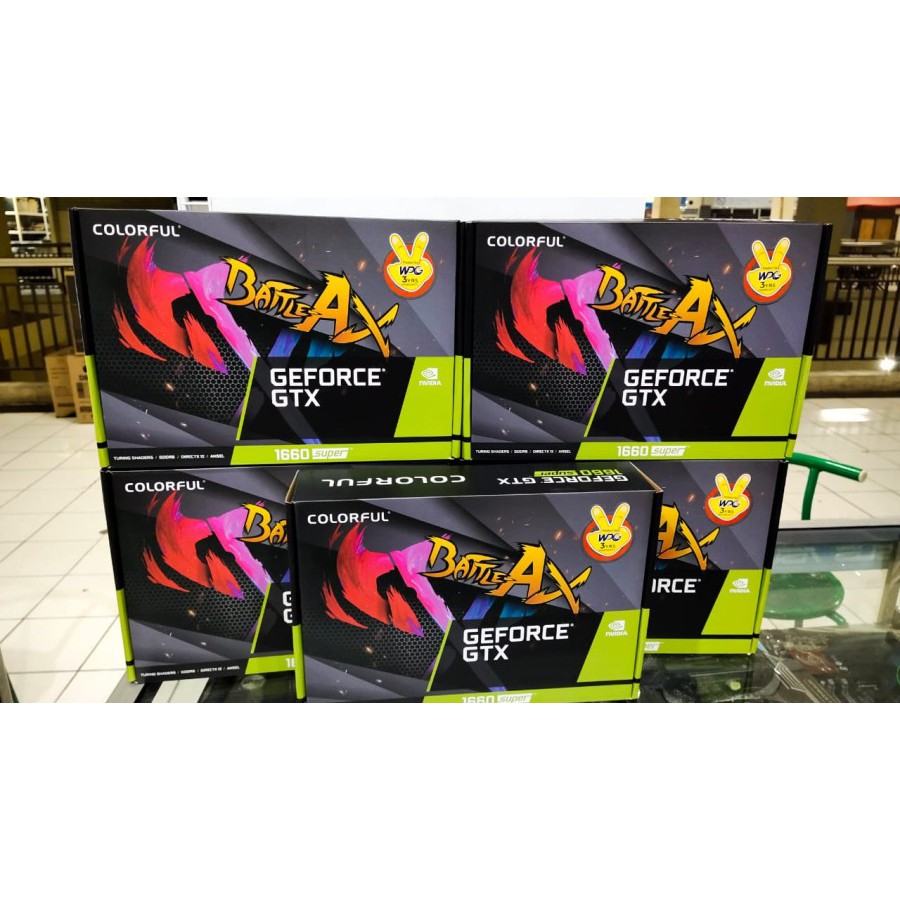 VGA CARD NVIDIA COLORFUL GTX 1660 SUPER 6GB DDR6