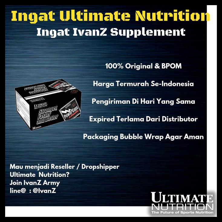 87Vb Ultimate Nutrition Powercaps 36 Sachets 72 Caps (Power Caps) 3Exo