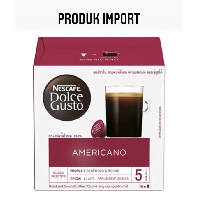 Nescafe Dolce Gusto Americano - Capsule Original