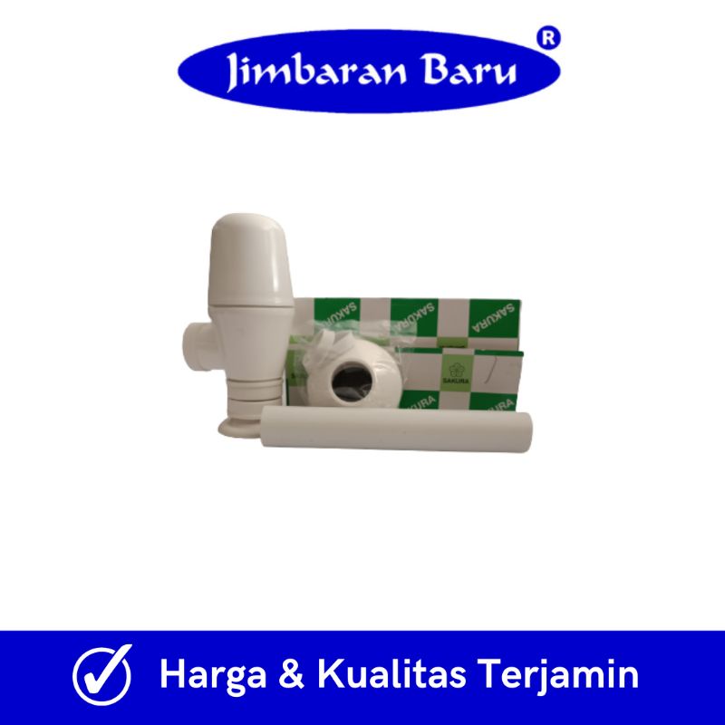 Sifon PVC sakura plastik wastafel