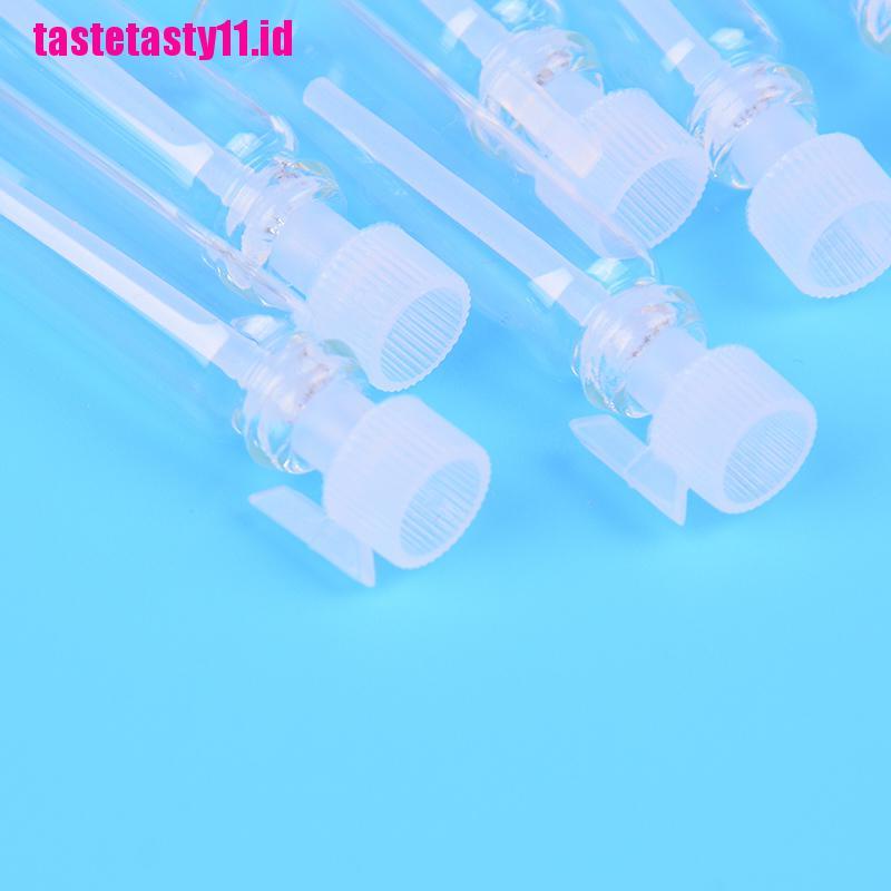 【TTID】10/50Pcs mini 1ml glass vial empty laboratory bottle perfume liquid oil