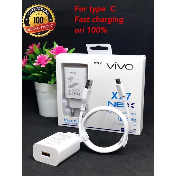 GROSIR CHARGER VIVO NEW X27 ORIGINAL MICRO TYPE C Y11 Y12 Y15 Y17 Y20 Y30 Y50 Y91 Y95 V20 V21 Y19 V19