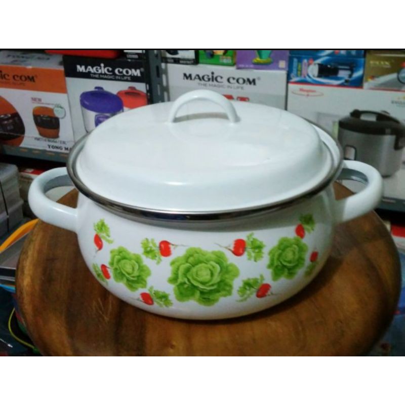 Panci Enamel KIG 18 Cm