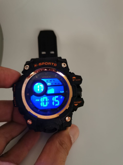 Jam Tangan Asli VISICA 640 Tali Rubber Anti Air