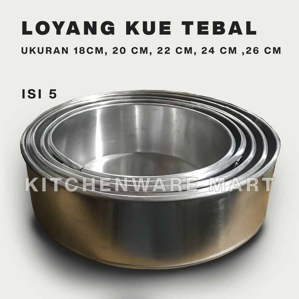 Cetakan Kue Loyang Bulat Cetakan loyang Oven Bulat Set- Cetakan Kue set Baking set