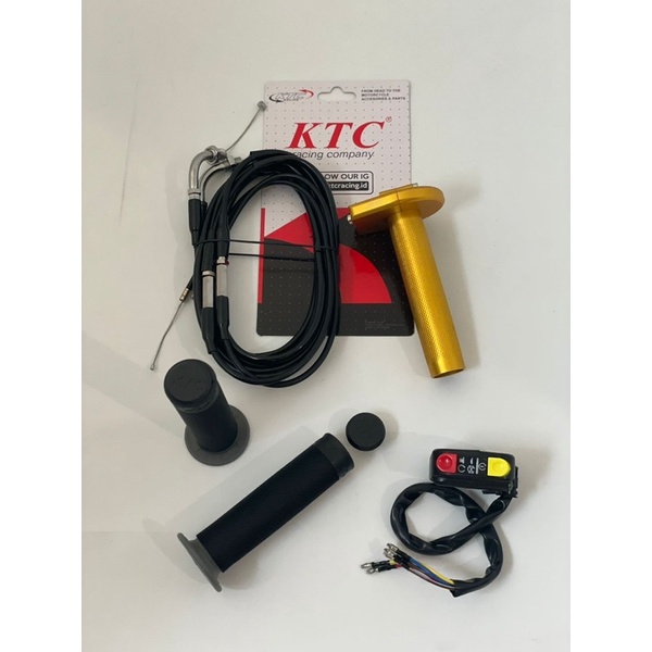 Gas Spontan KTC Matic 2 Kabel + Saklar On Off Plus Starter Universal Mio Vario Nouvo Nmax Xmax