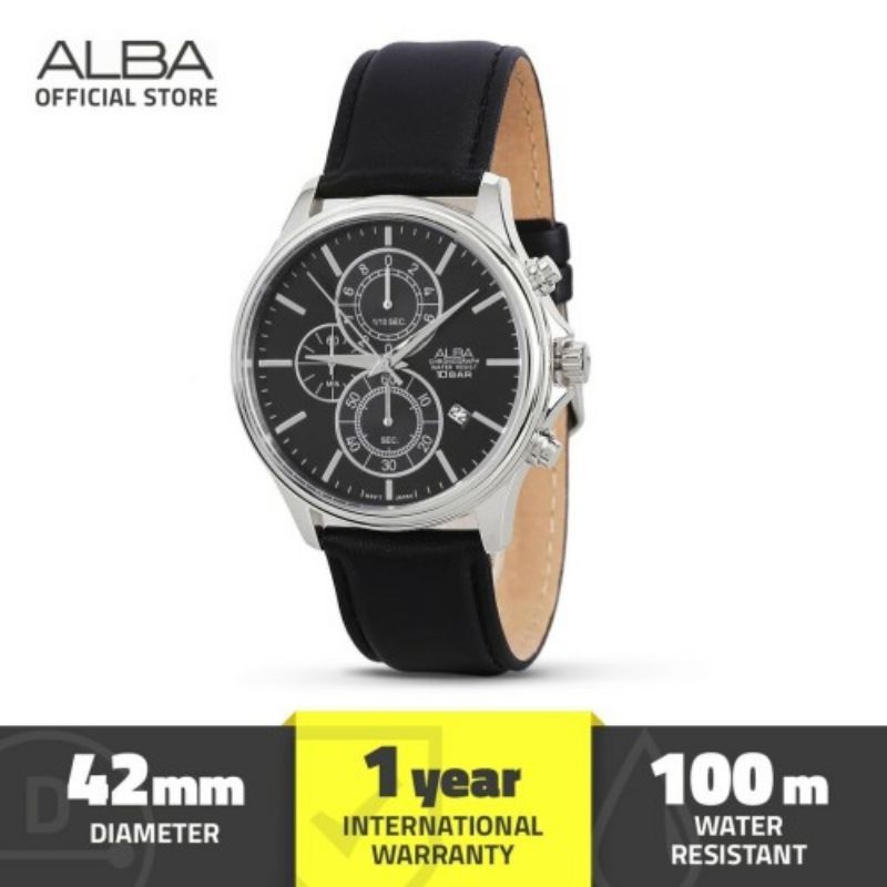 angelswach jam tangan alba AM3417X1 Pria jam tangan original garansi 1 tahun