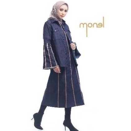 new Denim brown list jacket by Monel