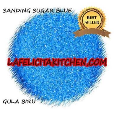 

10G BLUE BIRU SHINE GLITER SPRINKLES SANDING SUGAR GULA SPARKLING CAKE FREE ONGKIR Kode 712