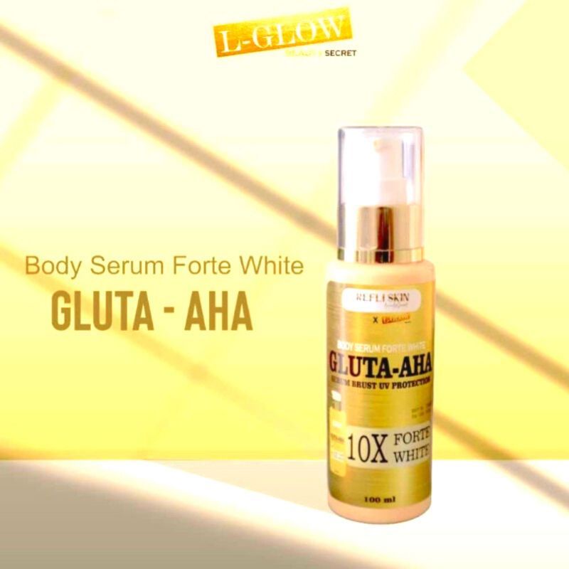 LGlow Gluta AHA Lotion Body Serum Forte White