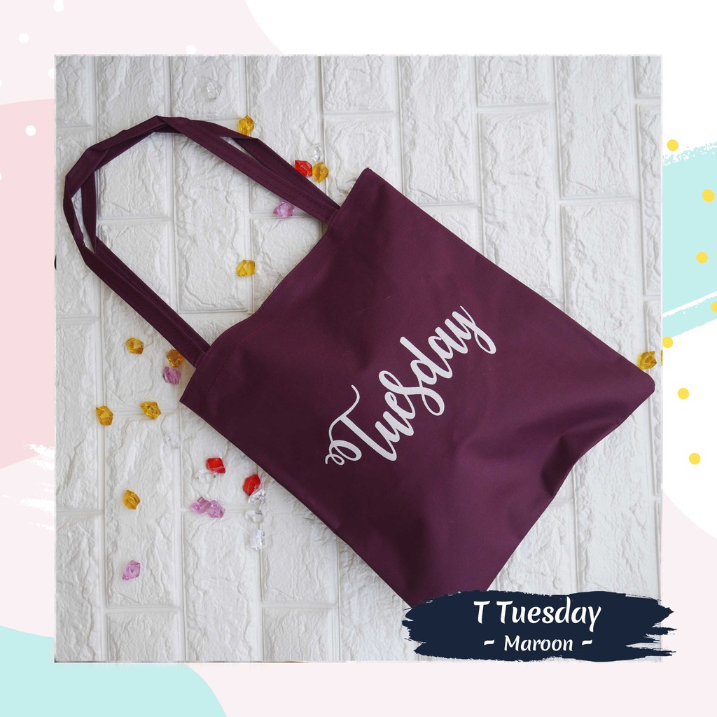 totebag kanvas tuesday