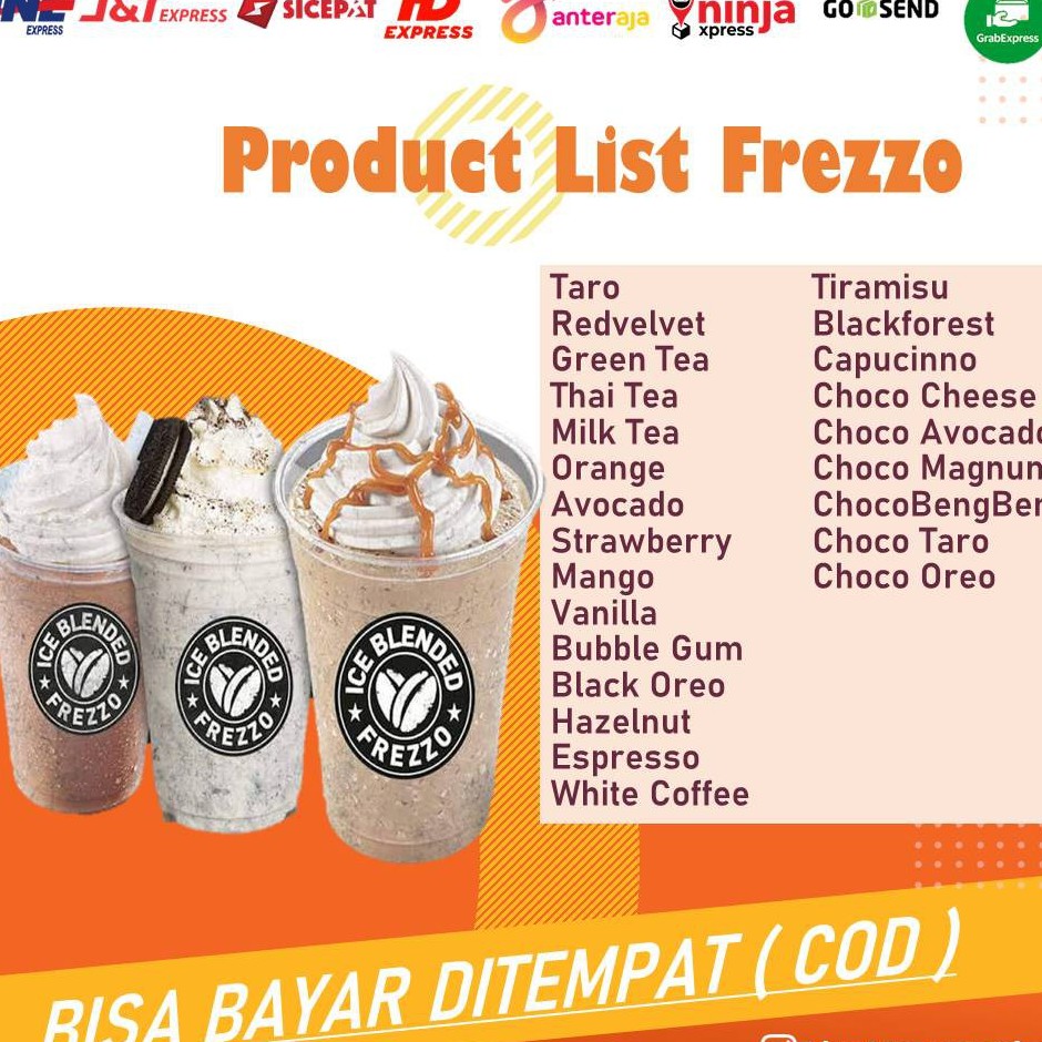 Frezzo Bubuk Minuman Rasa Kopi Hazelnut / Coffee Hazelnut Powder Drink 1 Kg