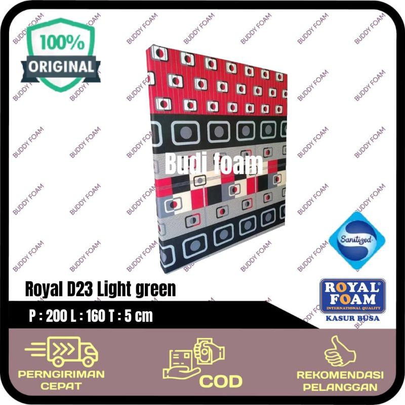 ROYAL FOAM Kasur Busa Royal size 200 x 160 x 5 cm
