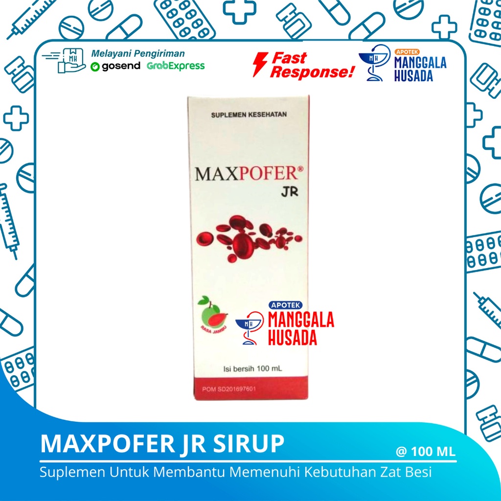 MAXPOFER JR SIRUP SUPLEMEN @ 100 ML