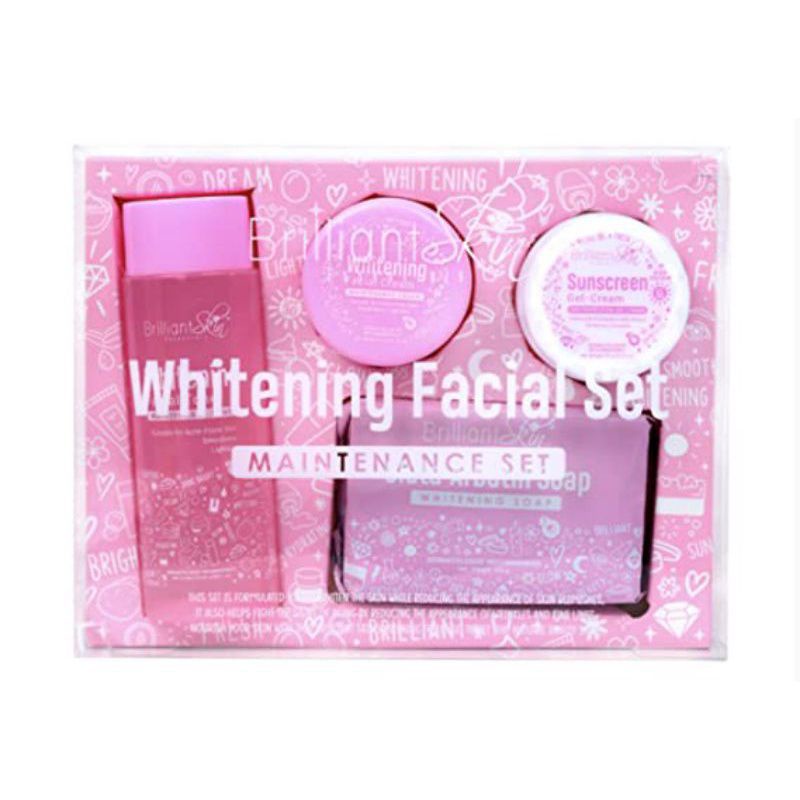 Original Brilliant Skincare WHITENING FACIAL SET