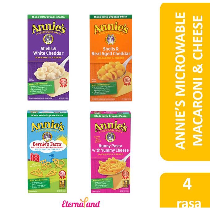 

Annie'S Macaroni & Cheese - Makaroni Keju Aneka Varian Impor Usa