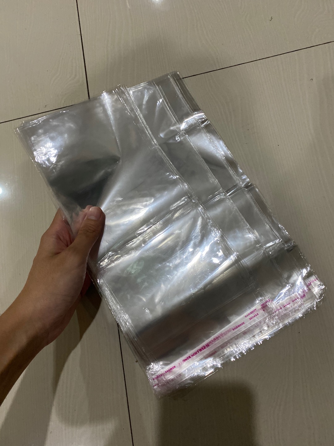 Plastik Opp Ber Perekat Ukuran 15 X 25 Cm