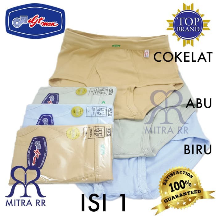 MitraRR Celana Dalam Pria GT Man Original 704 BW / CD Pria / Harga 1 PCS