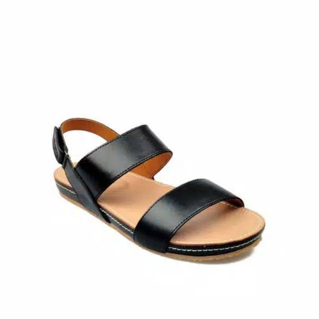 AMARY - BLACK - BEAJOVE COMFORT SANDAL - HITAM 36