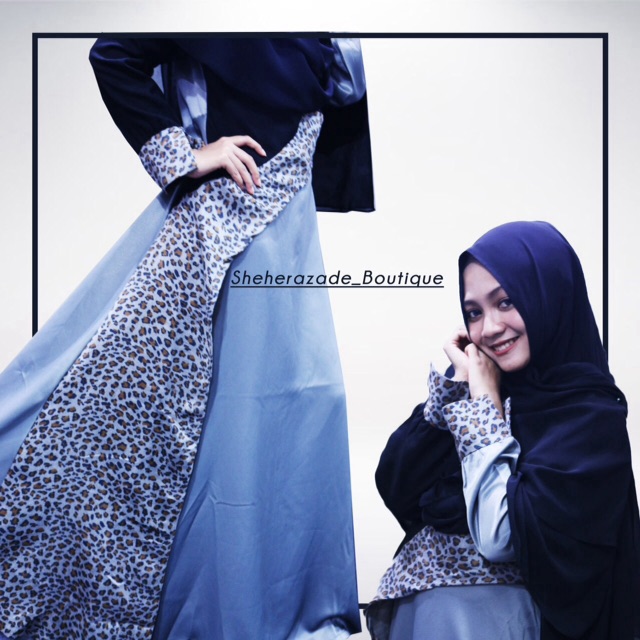 Gamis Satin Motif