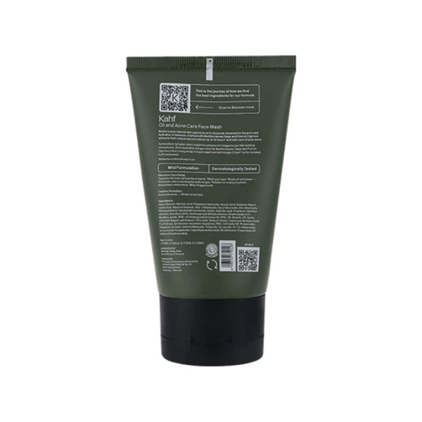 KAHF Oil and Acne Care Face Wash 100ml