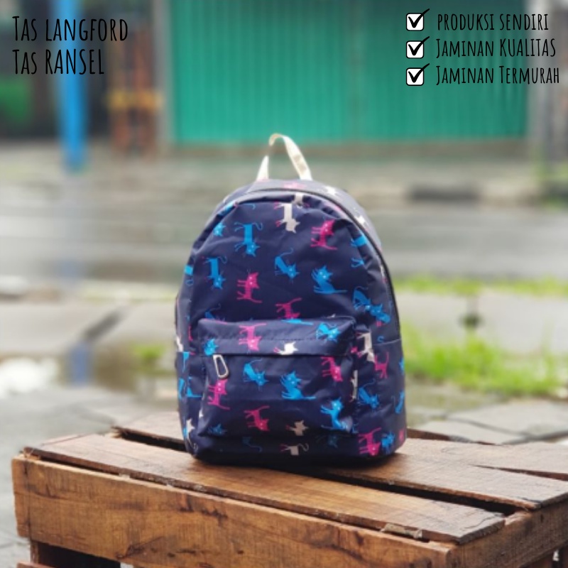 Tas Ransel Mini Backpack Punggung Bahu Multifungsi Stylish Backpack Remaja Dewasa Sekolah Kuliah Kerja Traveling Kekinian Terbaru Murah Bagus Waterproof Model Fashion Korea Import Lokal Original Perempuan